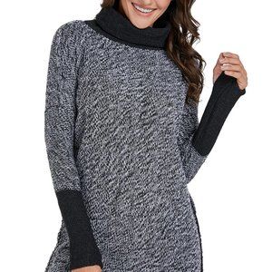 Knit stitch sweater tunic